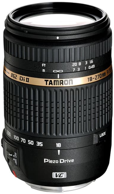Tamron AF Di II VC 18-270 PZD objektiv til Nikon