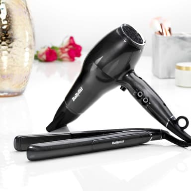 BaByliss Platinum Diamond føntørrer D6490DE (sort)