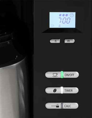 Melitta AromaFresh RWT Therm kaffemaskine MEL22225 (stål/sort)