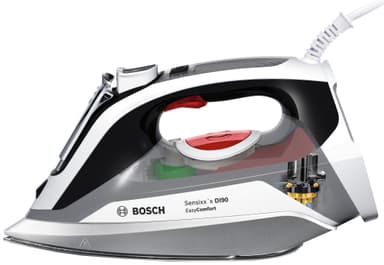 Bosch Sensixx'x DI90 dampstrygejern - sort/hvid