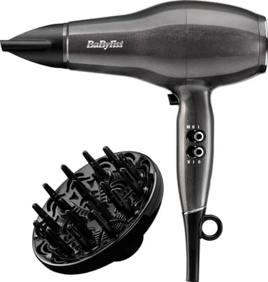 BaByliss Platinum Diamond føntørrer D6490DE (sort)