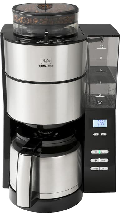 Melitta AromaFresh RWT Therm kaffemaskine MEL22225 (stål/sort)