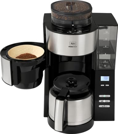 Melitta AromaFresh RWT Therm kaffemaskine MEL22225 (stål/sort)