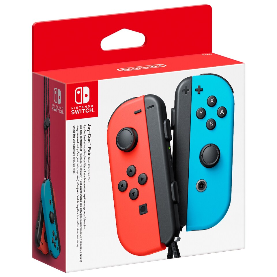 Nintendo Switch Joy-Con controller par - neon rød + blå - Nintendo