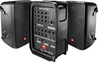 JBL EON 208P alt-i-en PA stereohøjttalersystem