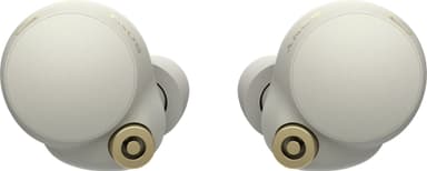 Sony true wireless in-ear høretelefoner WF-1000XM4 (sølv)
