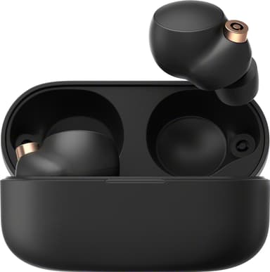Sony true wireless in-ear høretelefoner WF-1000XM4 (sort)