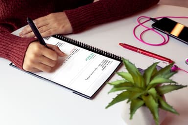 Rocketbook Fusion Executive genanvendelig notesbog A4 (neptune teal)