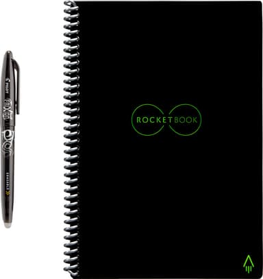 Rocketbook Core Executive genanvendelig notesbog A5 (infinity black)