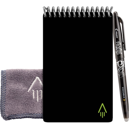 Rocketbook Mini genanvendelig mini-notesbog (infinity black)