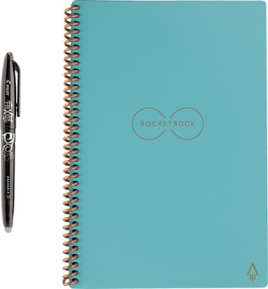 Rocketbook Core Executive genanvendelig notesbog A5 (neptune teal)
