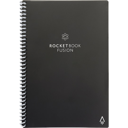 Rocketbook Fusion Executive genanvendelig notesbog A5 (infinity black)