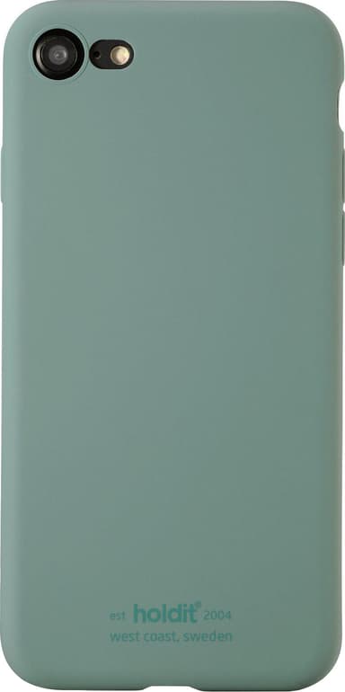 Holdit iPhone 8/7/SE Gen. 2/3 silikonecover (moss green)
