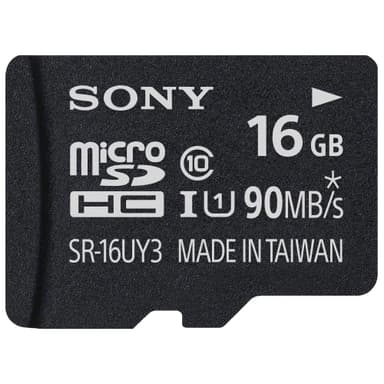 Sony Micro SD hukommelseskort 16 GB + adapter