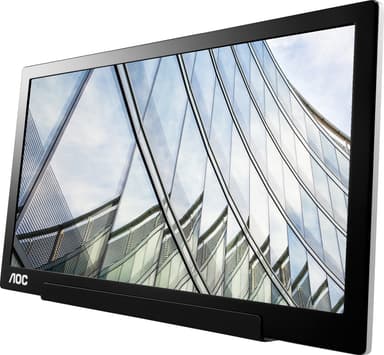 AOC I1601FWUX 15,6" bærbar skærm (sort)