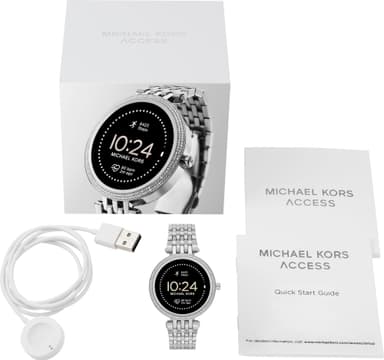 Michael Kors Gen 5E Darci 43mm smartwatch i rustfrit stål (sølv)