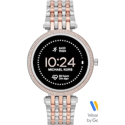 Michael Kors Gen 5E Darci 43mm smartwatch i rustfrit stål (pavé two-tone)