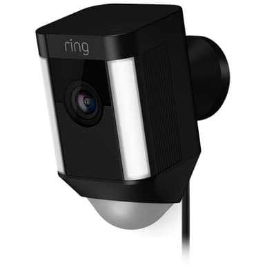 Ring Spotlight Cam Wired overvågningskamera (sort)