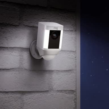 Ring Spotlight Cam Battery overvågningskamera (hvid)