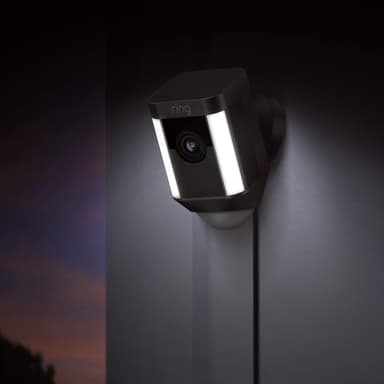 Ring Spotlight Cam Wired overvågningskamera (sort)