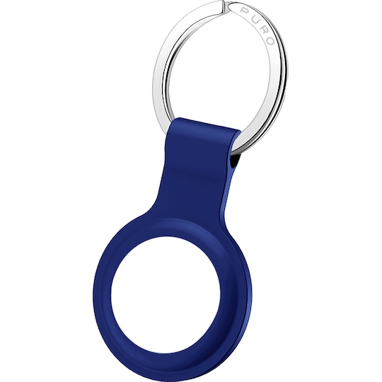 Puro Icon AirTag silikoneholder med nøglering (blå)