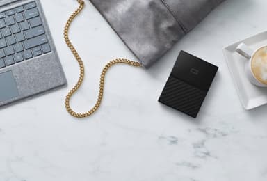 WD My Passport 2 TB ekstern HDD (sort)