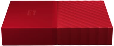 WD My Passport 2 TB ekstern HDD (rød)