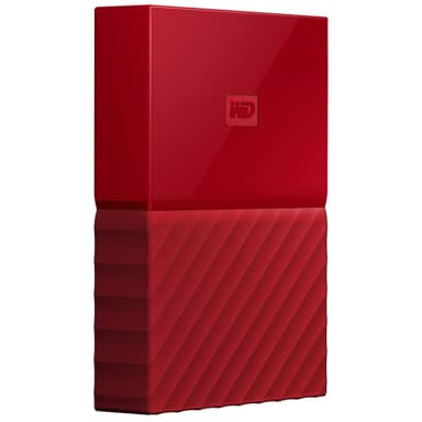 WD My Passport 2 TB ekstern HDD (rød)
