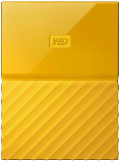 WD My Passport 2 TB ekstern HDD (gul)