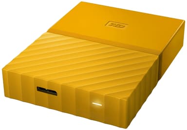 WD My Passport 2 TB ekstern HDD (gul)