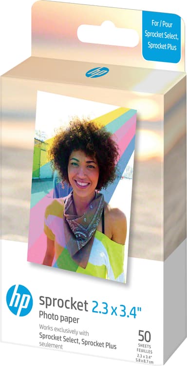 HP Paper Sprocket Select 2x3,4 instant-film 20-pak