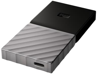 WD My Passport ekstern SSD 512 GB (sort/grå)