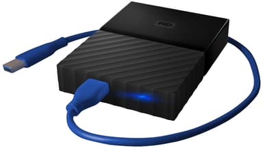 WD My Passport 2 TB til PS 4 ekstern HDD (sort)