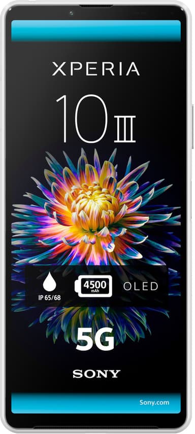 Sony Xperia 10 III - 5G smartphone 6/128GB (hvid)