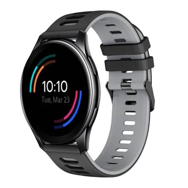 Twin Sport Armbånd OnePlus Watch 46mm - Sort/grå