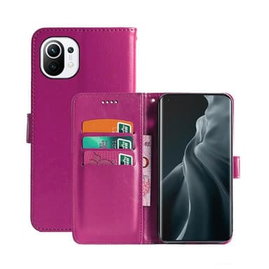 Wallet Cover 3-kort Xiaomi Mi 11  - lyserød