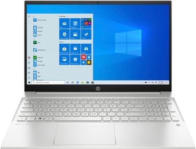 HP Pavilion 15 Ath/8/128 15.6" bærbar computer (silver)