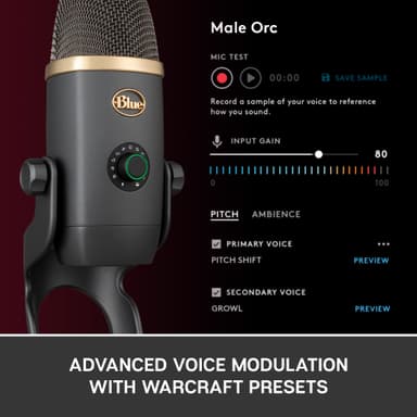 Blue Microphones Yeti X World of Warcraft Edition gaming mikrofon