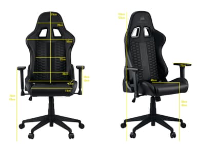 Corsair T100 RANK gaming stol