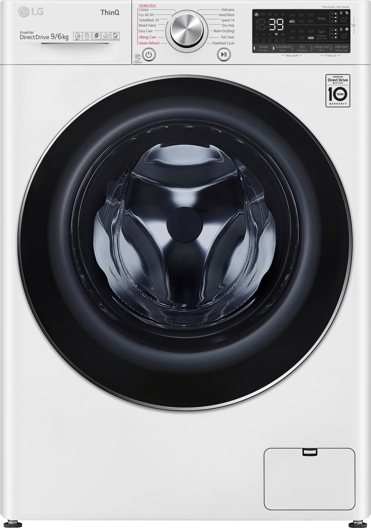 LG vaskemaskine/tørretumbler CV90V7S2QA thumbnail