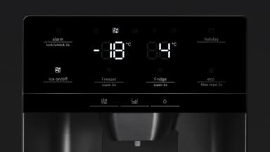 Bosch Series 6 kølefryseskab KAD93VBFP (sort)