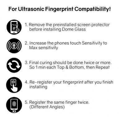 Whitestone Dome Samsung Galaxy S20 Ultra Skærmbeskytter Dome Glass