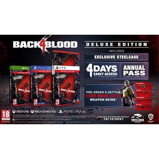 Back 4 Blood - Deluxe Edition (Playstation 4)  inkl. PS5-version