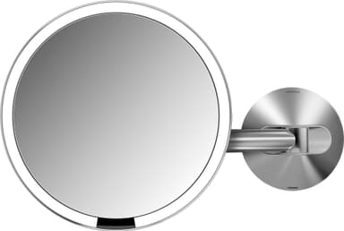 Simplehuman kosmetikspejl med smart sensor og stander (børstet stål)