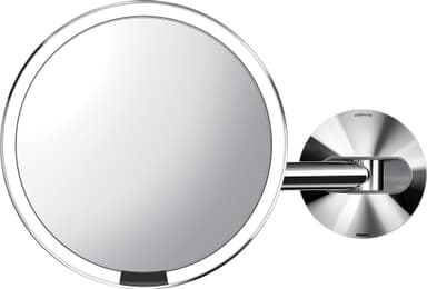 Simplehuman kosmetikspejl med smart sensor og stander (børstet stål)