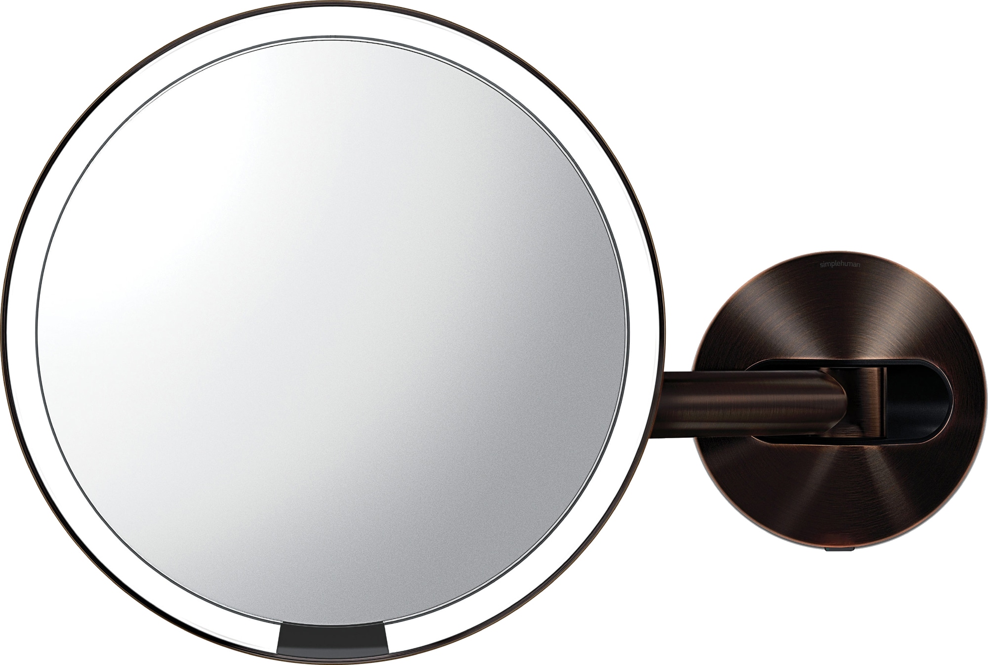 Billede af Simplehuman kosmetikspejl med smart sensor og stander (dark bronze)