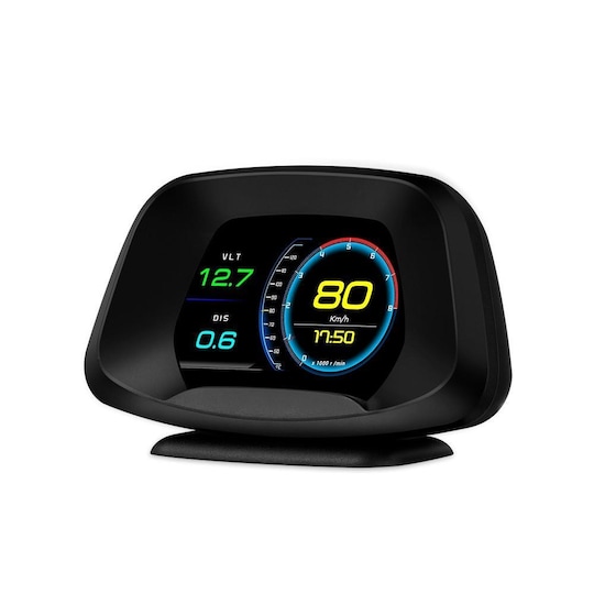 P19 Speedometer HUD OBD GPS LCD-skærm
