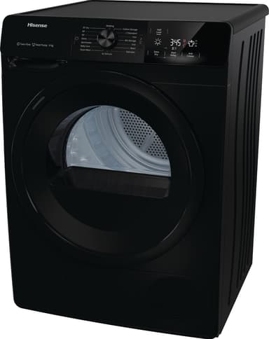 Hisense tørretumbler DHGE901B (sort)
