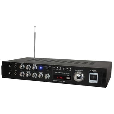 Karaoke-anlæg m. Bluetooth og mikrofoner