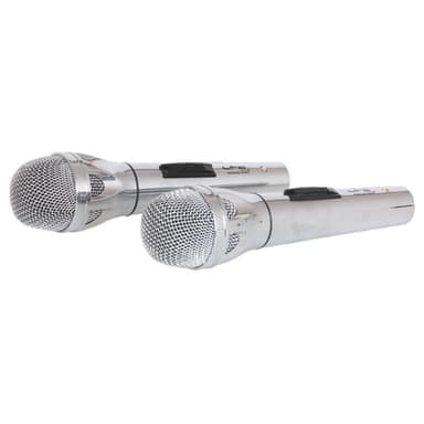Karaoke-anlæg m. Bluetooth og mikrofoner